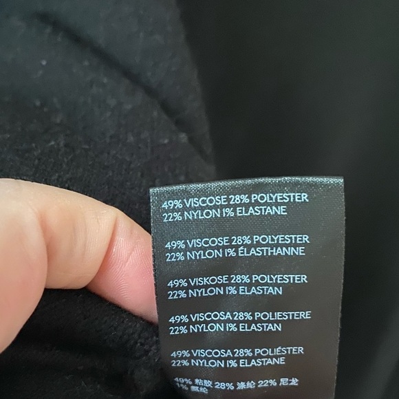 Anthropologie Small Knit Black Sweater Jacket Bell Sleeves - Picture 10 of 10